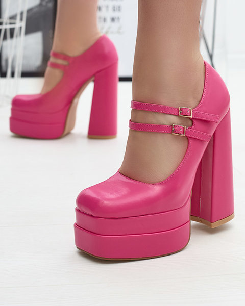 Fuchsia Damen hohe Stiletto-Pumps Edisa - Schuhe