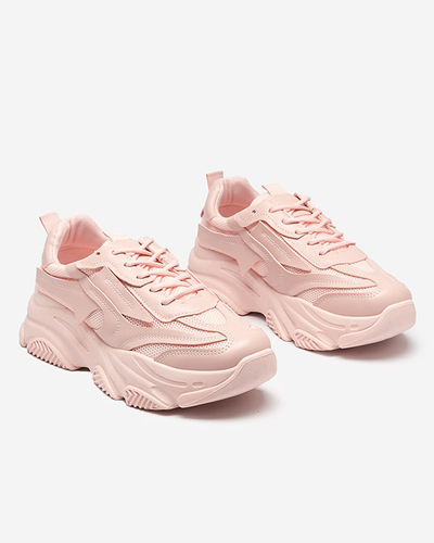 Pinker Damen-Sportschuh auf massiver Okis-Sohle - Footwear