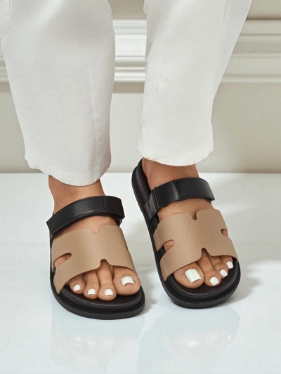 Royalfashion Damen-Sandalen aus Ökoleder FlexiComfi