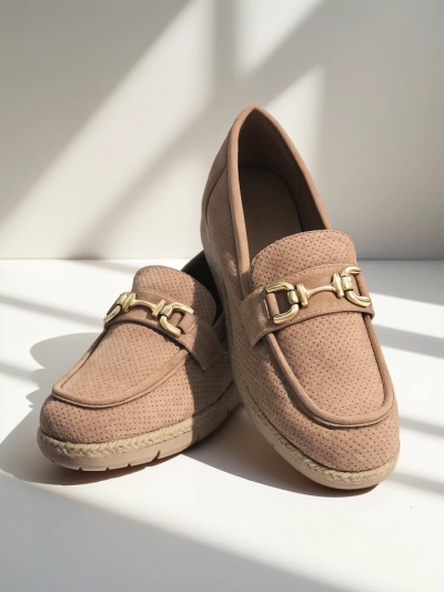 Royalfashion Damen Ballerinas mit einer Dekoration an der Zehe