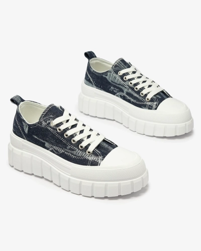 Marineblaue Elysium Sneakers