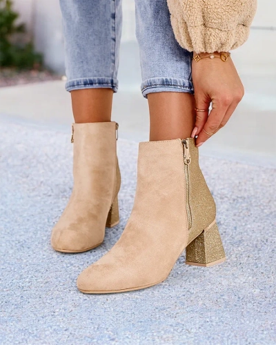 Royalfashion Damen Stiefeletten auf einem Stiletto Boratos