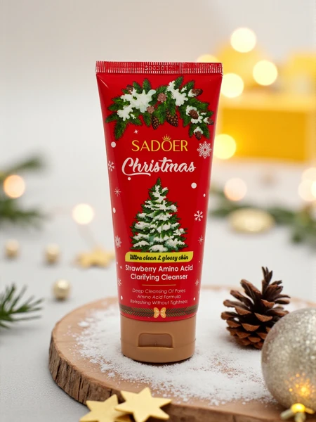 Sadoer Festliches Reinigungs-Gesichtsgel mit Erdbeere und Aminosäuren