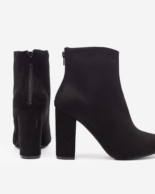 Royalfashion Чорні жіночі черевики на шпильці Reirasa