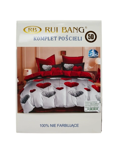 Royalfashion Gemusterte Bettwäsche 160x200 3-TEILIGES Set