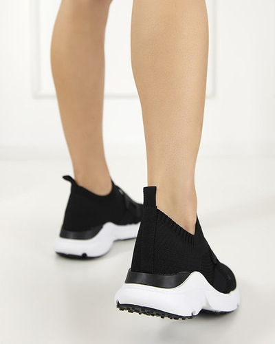 Schwarze Sportschuhe zum Hineinschlüpfen für Damen Neristo - Schuhe