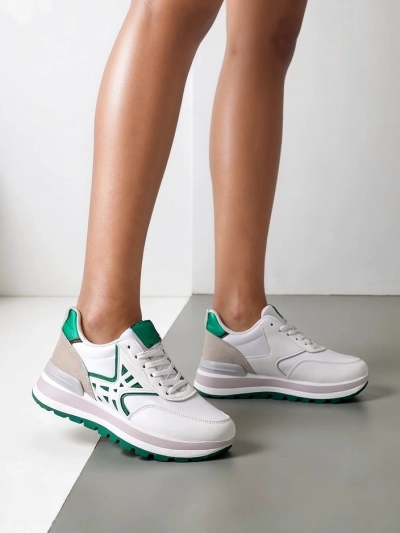 Royalfashion Damen Sneakers mit Glitzersehen