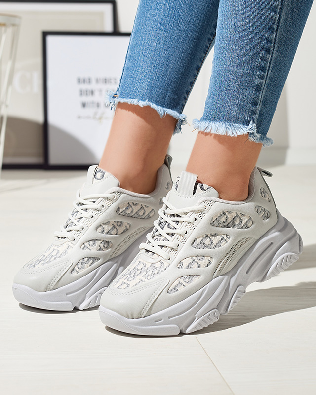 Hellgraue Damen Sportschuhe Sneakers Zefodas- Footwear