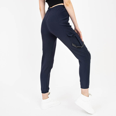 Marineblaue Cargohose für Damen - Kleidung