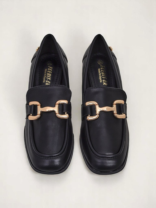 Royalfashion Жіночі лофери на низьких підборах Kamelia