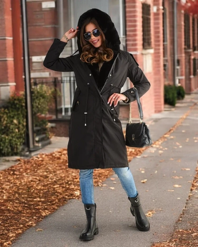Royalfashion Langer Damenmantel