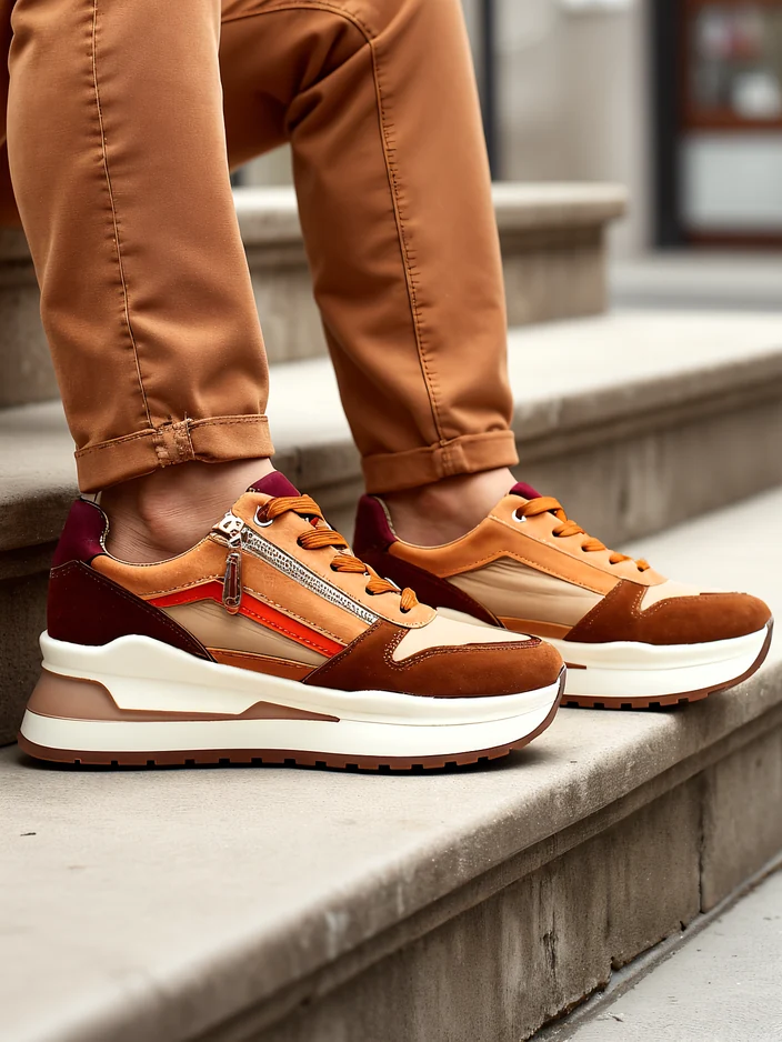 Royalfashion Damen Sportschuhe mit verstecktem Absatz Bessase