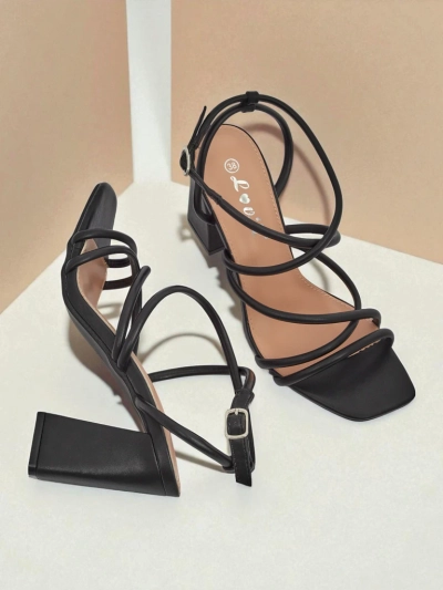 Royalfashion Damen Blockabsatz Sandalen Elysia