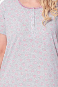 Нічна сорочка для вагітних та годування Royalfashion з принтом