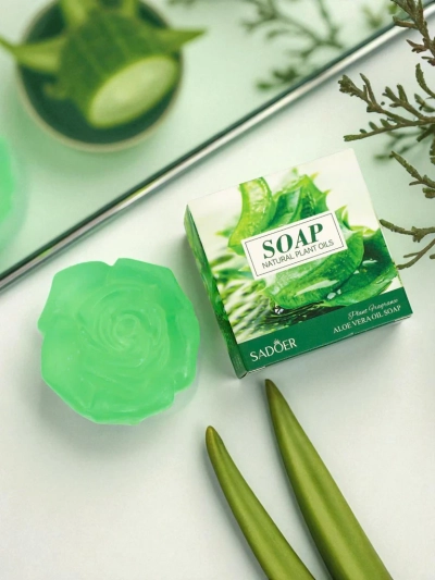 Royalfashion Glycerinseife in Blumenform Aloe
