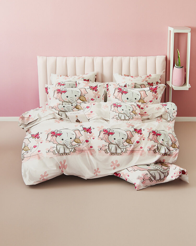 Royalfashion Gemusterte Bettwäsche 160x200 3er Set