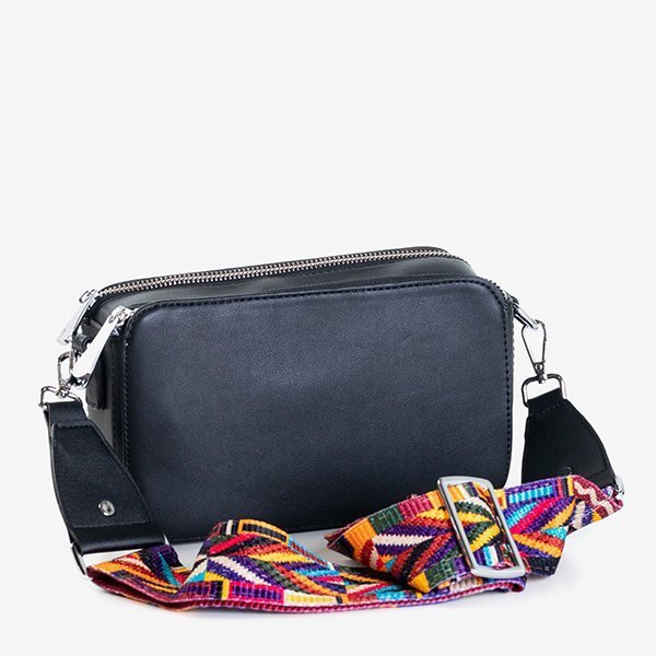 Kleine Umhängetasche in Weiß mit dekorativem Riemen - Handtaschen 1