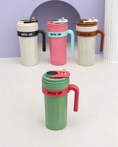 Royalfashion Thermobecher mit Auslauf und Temperatursensor Kaffeebecher