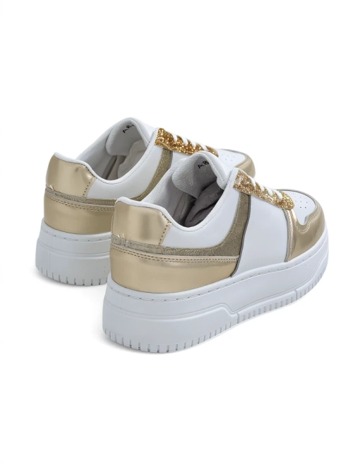 Bella Glamour Золоті Жіночі Снікерси