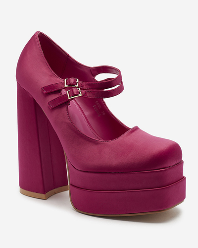 Fuchsia Damen hohe Stiletto-Pumps Elika - Schuhe