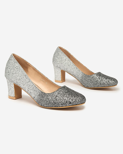 Royalfashion Silberne Damen Yapunni Stiletto Pumps