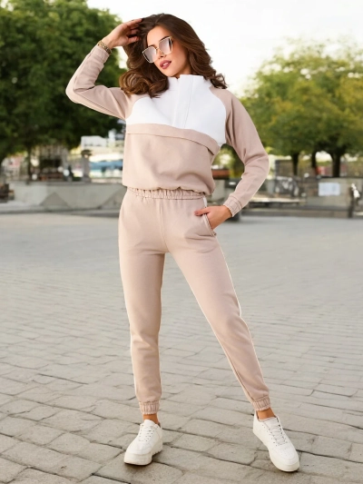 Royalfashion Baumwoll-Damen-Trainingsanzug-Set