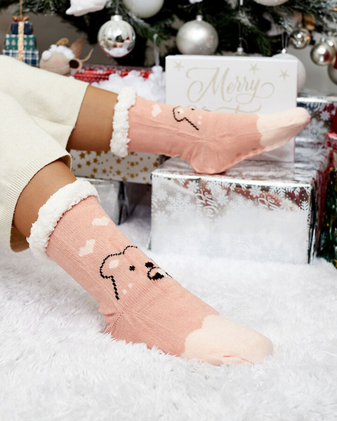 Royalfashion Damen Wintersocken mit Weihnachtsmuster