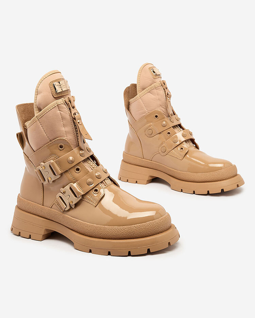 Royalfashion Світло-коричневі жіночі черевики-баггі Hennobs