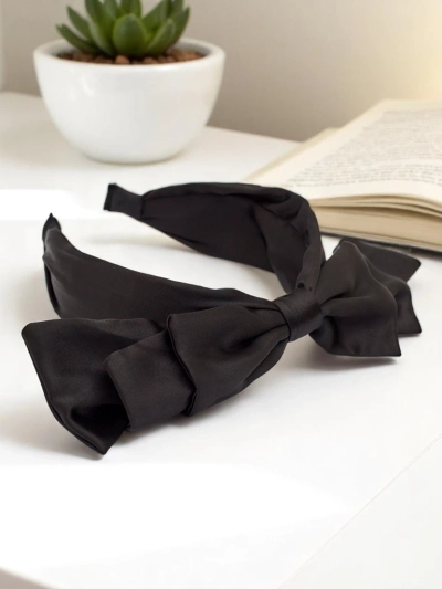 Royalfashion Satin-Haarreif mit Schleife Celine