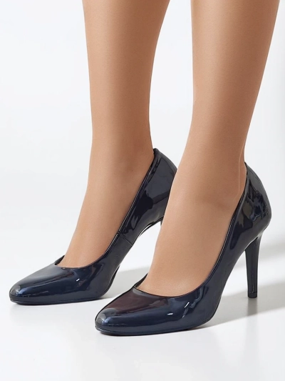 Royalfashion Lackleder Damenpumps auf einem Stiletto Enzase