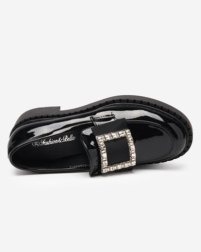 Lackschuhe mit schwarzer Schnalle Fogim - Footwear