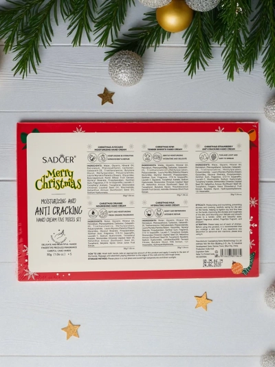 - Sadoer Weihnachtliche Handcreme Milchig 25 g
- Sadoer Weihnachtliche Handcreme Orange 25 g
- Sadoer Weihnachtliche Handcreme Erdbeere 25 g
- Sadoer Weihnachtliche Handcreme Kiwi 25 g
- Sadoer Weihnachtliche Handcreme Avocado 25 g