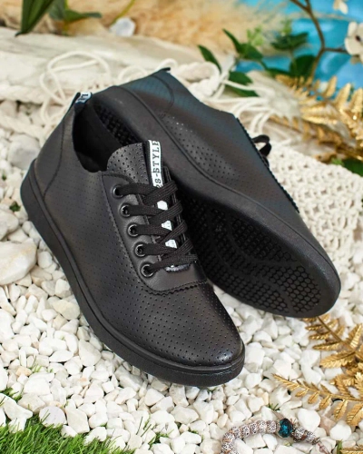 Royalfashion Damen Umurra durchbrochene Sneakers