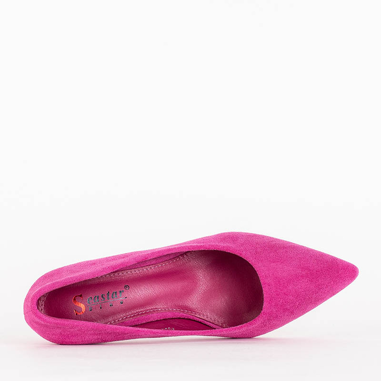 Fuchsia Pumps auf der Post Valrica - Footwear