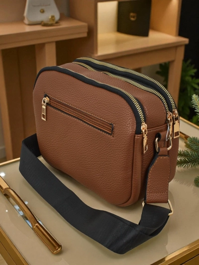 Gesteppte kleine Damenhandtasche aus Öko-Leder Corinne