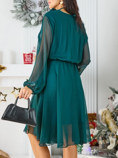 Royalfashion Класична жіноча сукня коліна довжиною