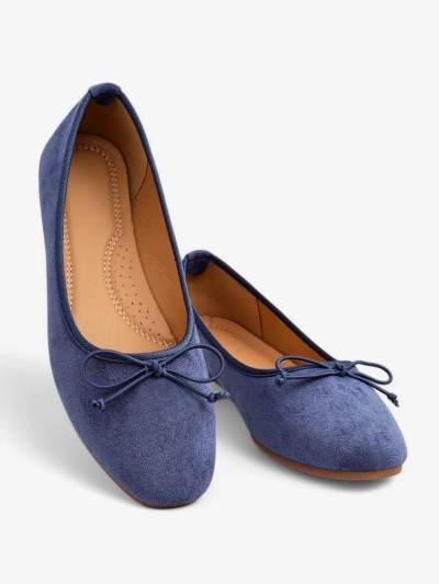 Royalfashion Damenflats mit einer Schleife Zaame