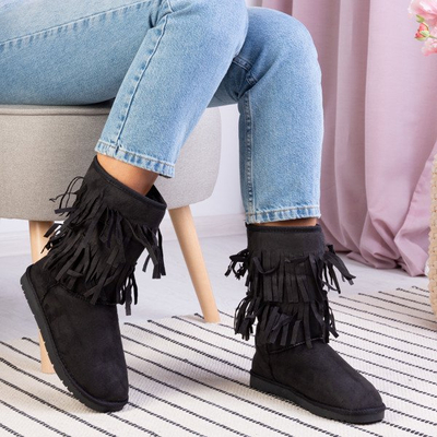 Black insulated snow boots Sisi - Footwear