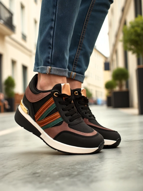 Royalfashion Жіночі спортивні черевики з прихованим каблуком Venixxe