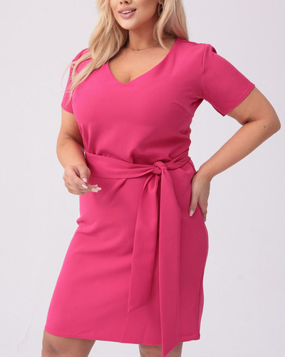 Жіноча сукня з тканини Royalfashion PLUS SIZE
