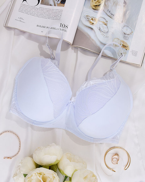 Жіночий бюстгальтер Royalfashion, декорований мереживом