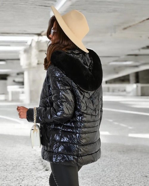 Жіноча стьобана зимова куртка Royalfashion