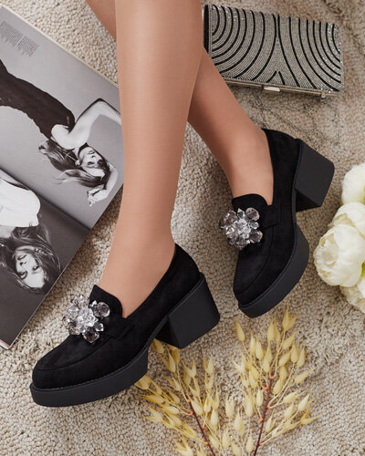 Royalfashion Damen Pegorani hohe Stöckel Halbschuhe