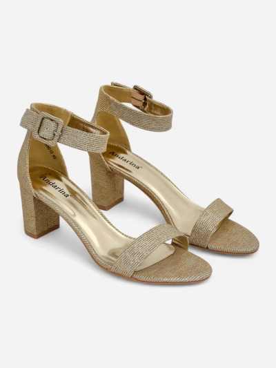 Royalfashion Glitzer Damen Sandalen Montrea