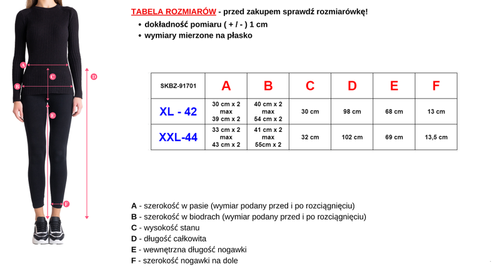 Сині жіночі легінси з принтом PLUS SIZE