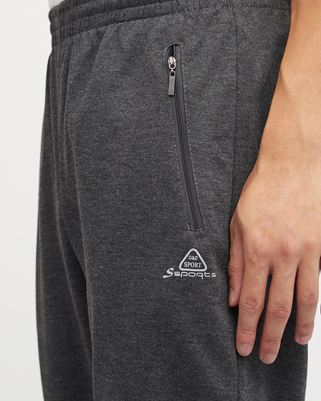 Graue Herren-Jogginghose aus Baumwolle mit Taschen - Kleidung