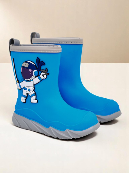 Royalfashion Kinder-Regenstiefel mit Kosmonaut Cosmos Boy
