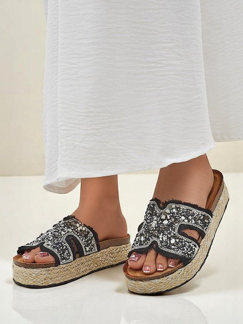 Royalfashion Жіночі тапочки з прикрасами Candy Candy