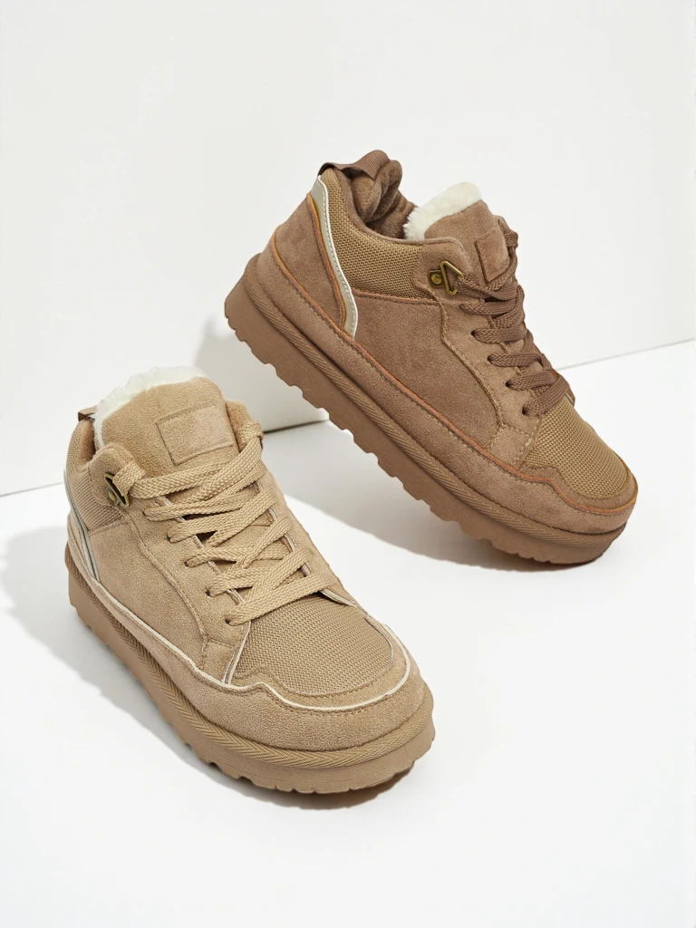 Faylo Damen-Sneakers mit Warmfutter