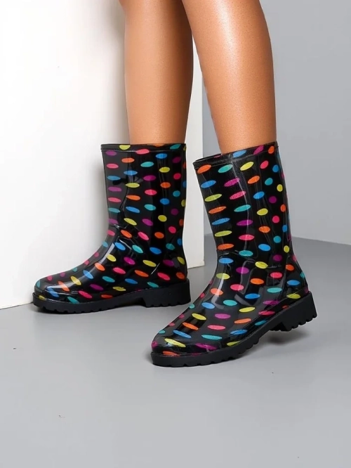 Royalfashion Жіночі гумові черевики в горошок Kroppes